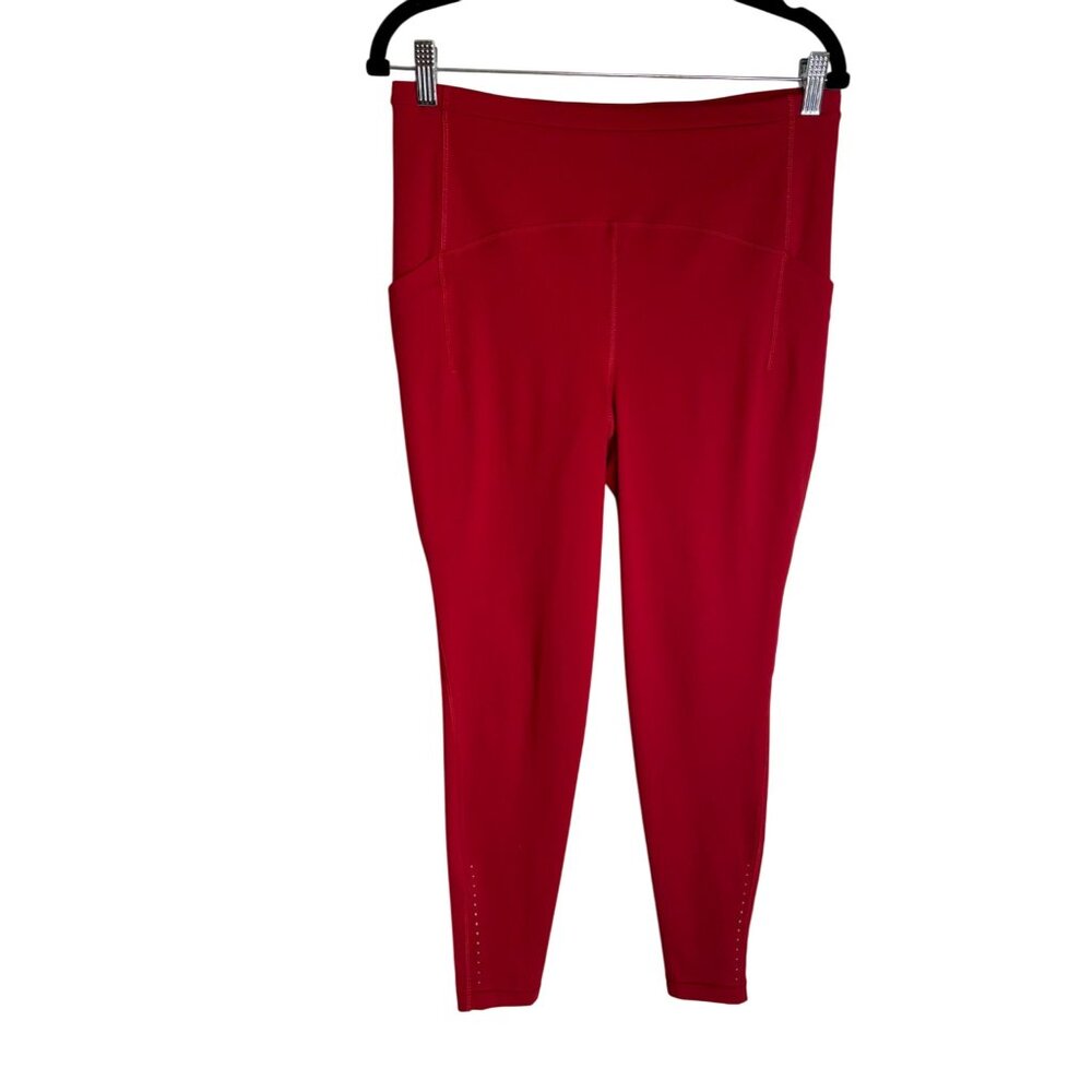 Lululemon Swift Speed High-Rise Full Length Tight Red-sz 10